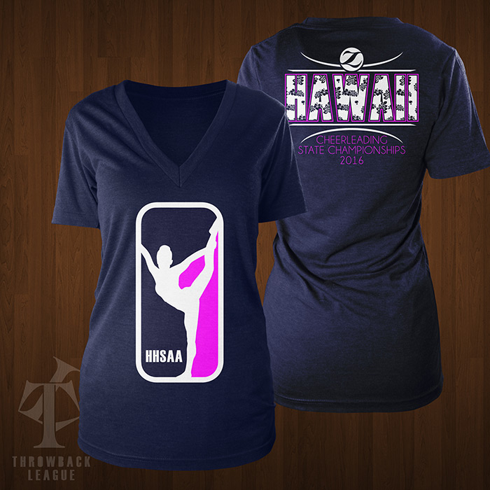 Cheerleading 2016 HHSA Cheer TShirt Design Hawaii High School