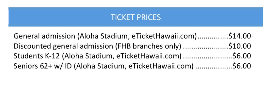 Ticket-prices