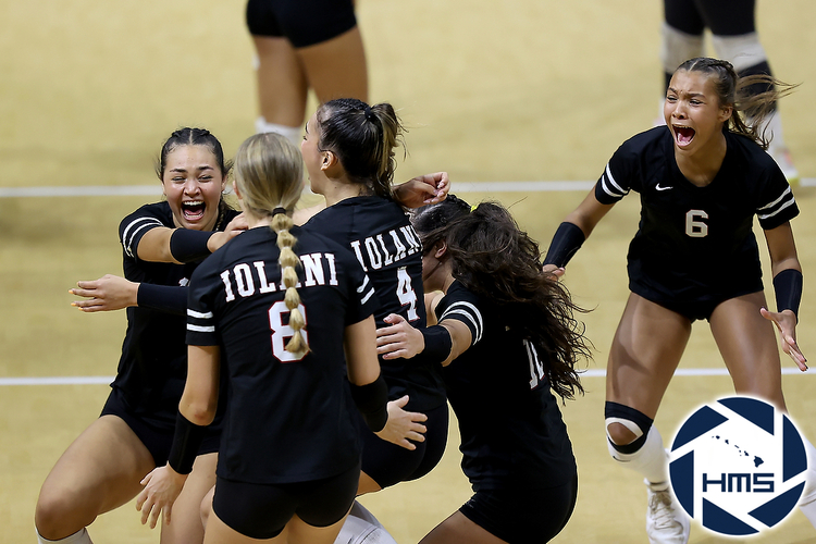 HHSAA Division I Girls Volleyball - ‘Iolani Sweeps Kahuku, 3-0, to Win ...