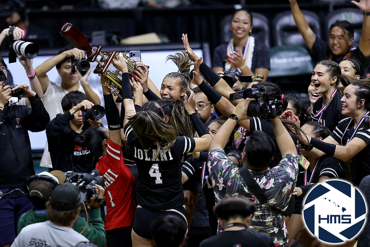 HHSAA Division I Girls Volleyball - ‘Iolani Sweeps Kahuku, 3-0, to Win ...
